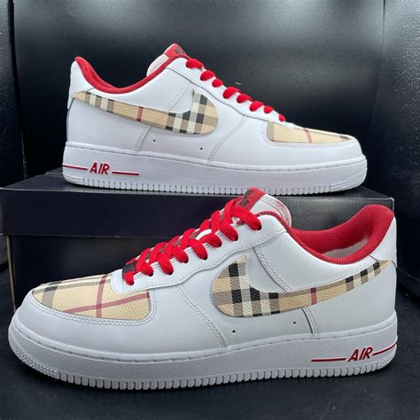 burberry air forces 1|Burberry air force 1 custom.